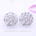 New design fashion women christmas silver earring costume jewelry wholesale alibaba